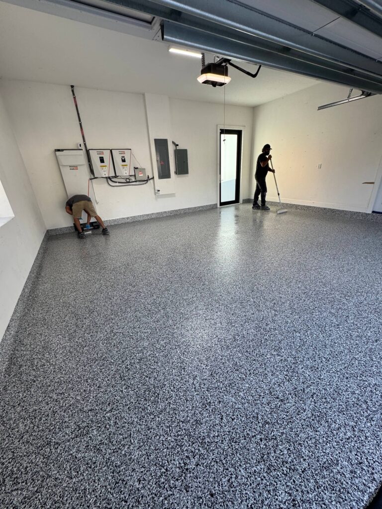 Epoxy and Flakes Garage FLooring Company