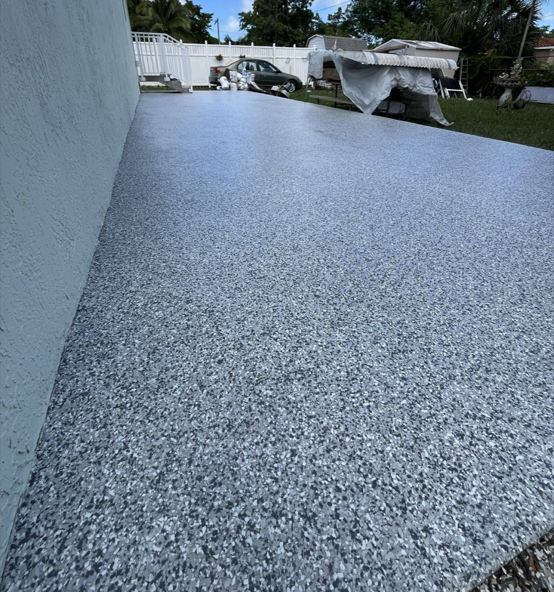 Patio Coatings install by Suncrete Coatings